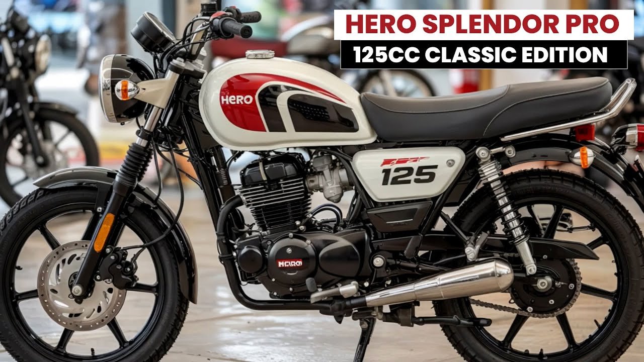New Hero Splendor Pro 125cc Classic Edition